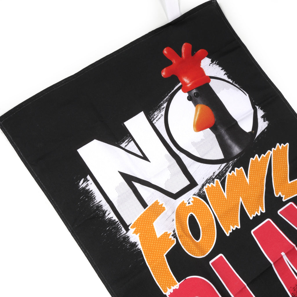Feathers McGraw No Fowl Play Tea Towel