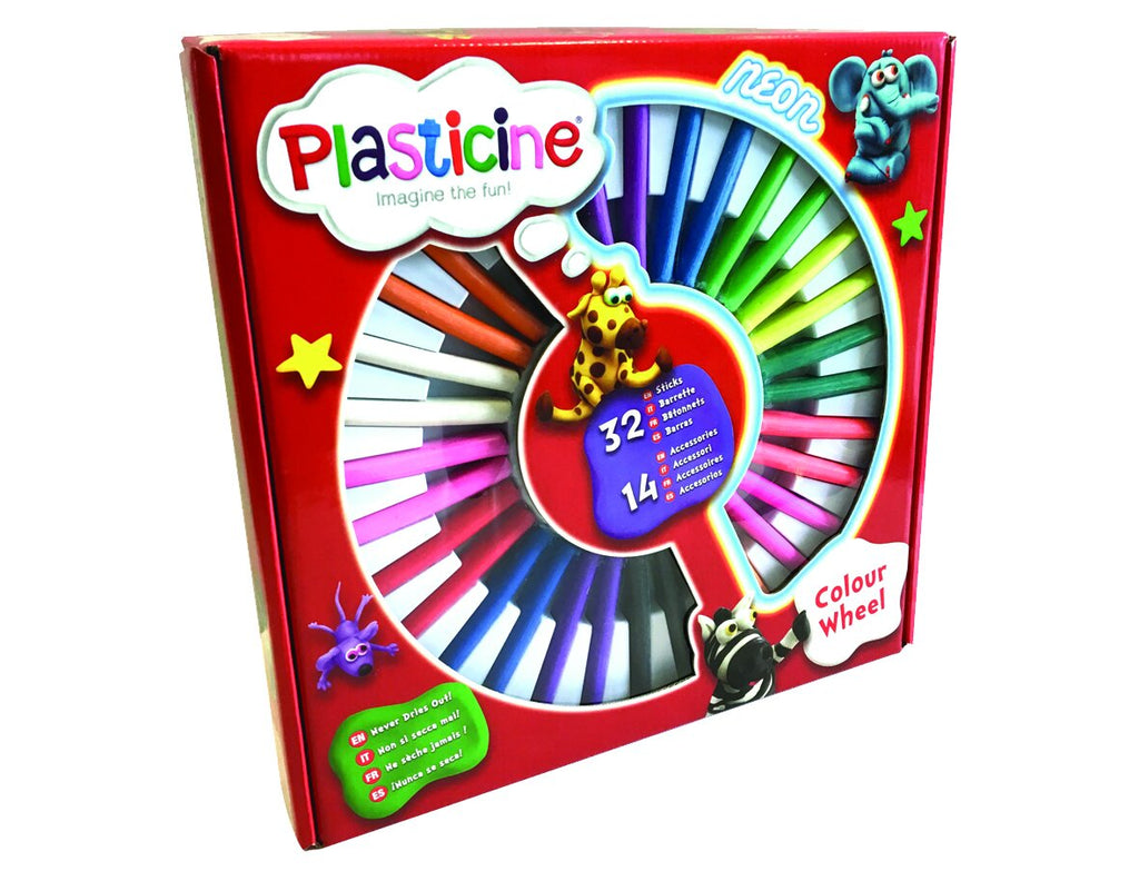 Plasticine 32 Colour Wheel Pack