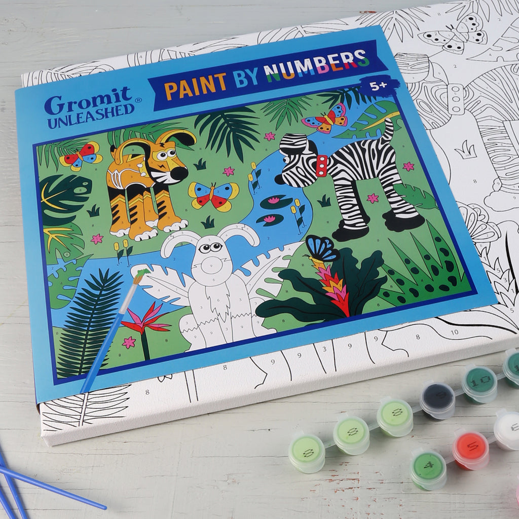Jungle Paint By Numbers Canvas