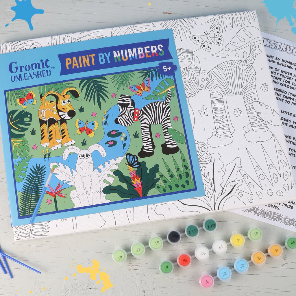 Jungle Paint By Numbers Canvas