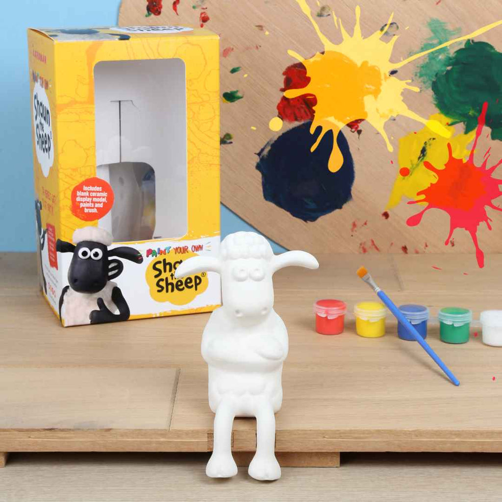 Paint Your Own Shaun Figurine