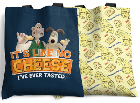 Wallace & Gromit 'It's Like No Cheese' Tote Bag