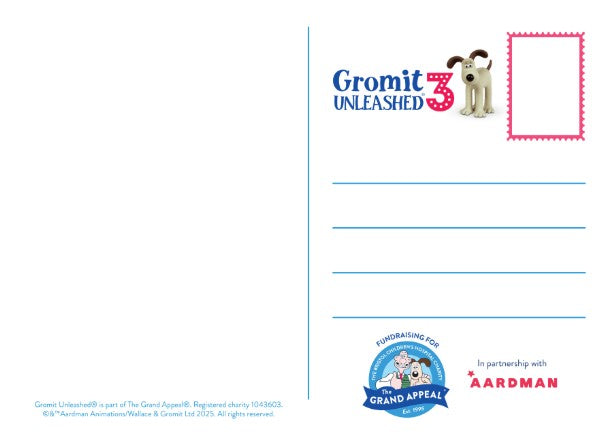 Gromit Unleashed 3 Postcards