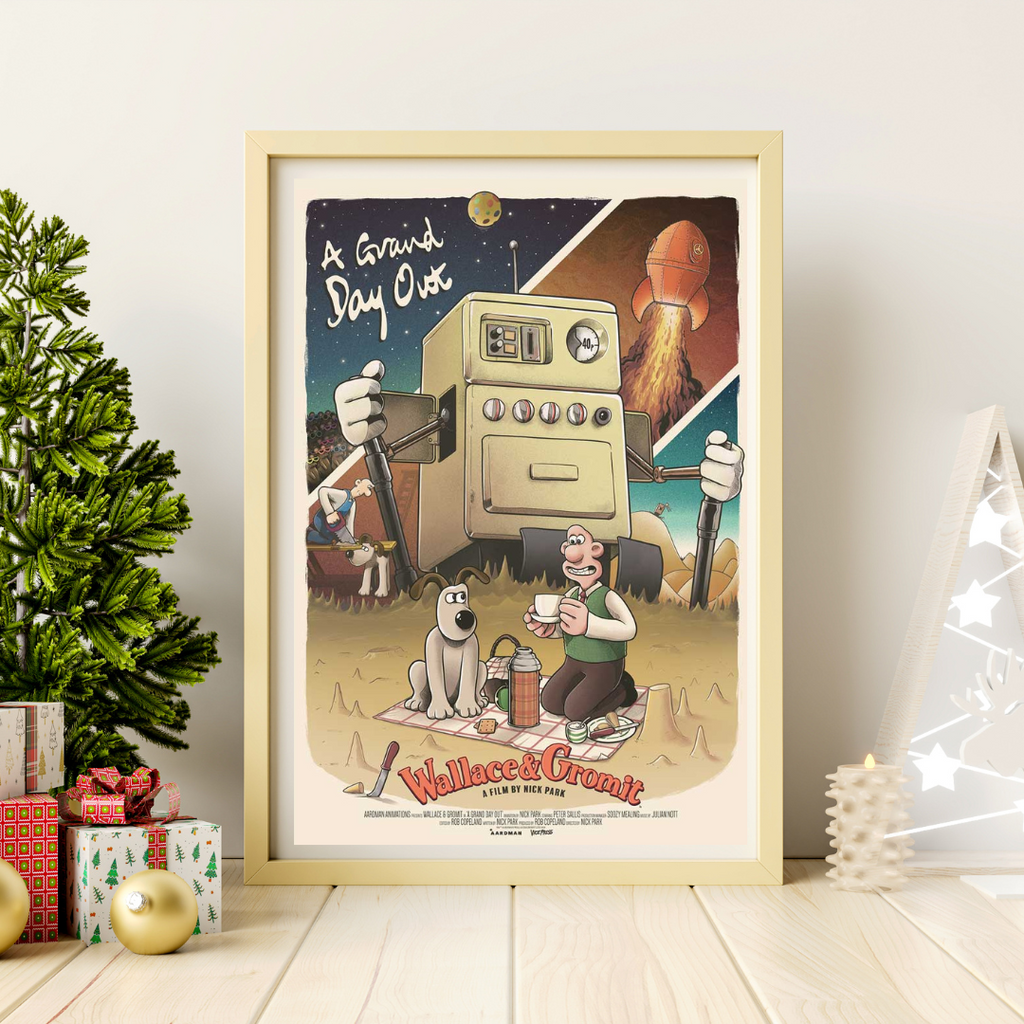 Wallace & Gromit: A Grand Day Out A2 Print