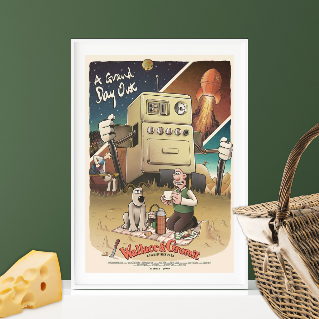 Wallace & Gromit: A Grand Day Out A2 Print