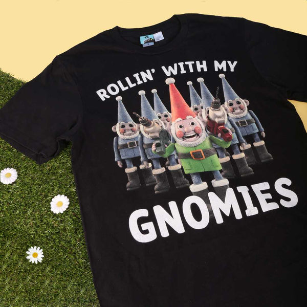 Rollin' with my Gnomies! Norbot T-shirt – Gromit Unleashed Shop