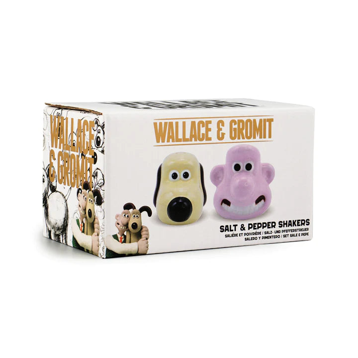 Wallace & Gromit Salt and Pepper Shaker Set