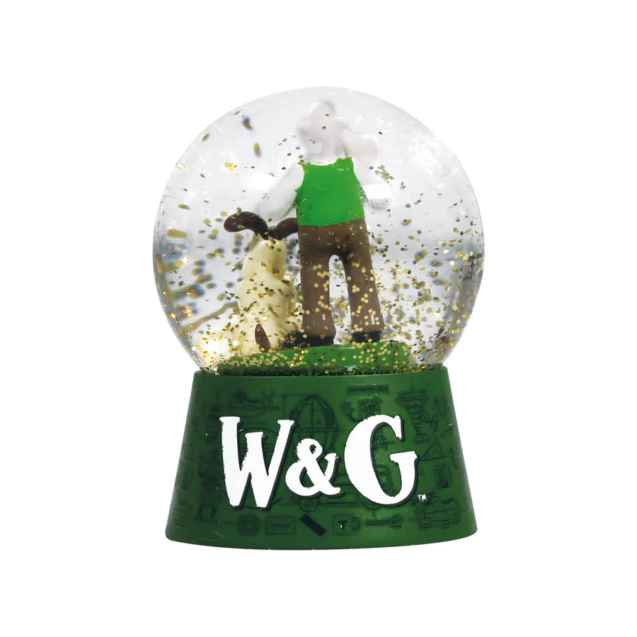 Wallace & Gromit 'Let's Get Cracking Lad' Glitter Snow Globe