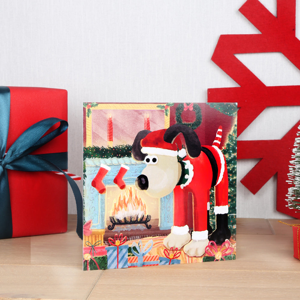 Gromit Unleashed 'Santa Paws' Christmas card
