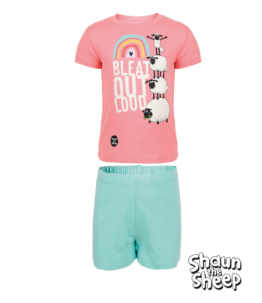 Shaun the Sheep Children's Pyjama T-Shirt & Shorts Set