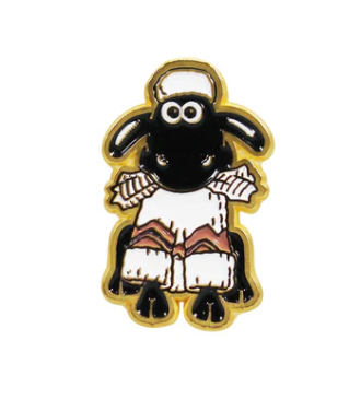 Shaun The Sheep A Close Shave Enamel Pin Badge