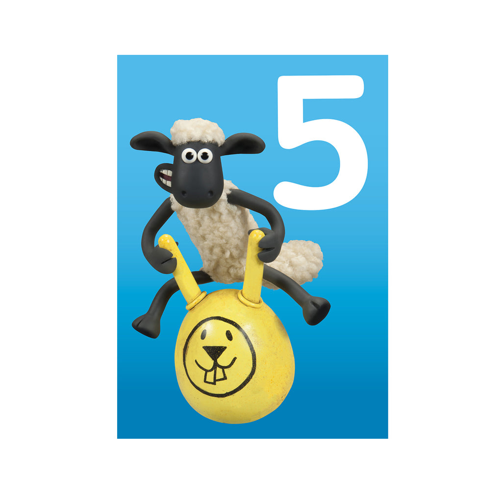 Shaun The Sheep Greetings Cards Aged 5