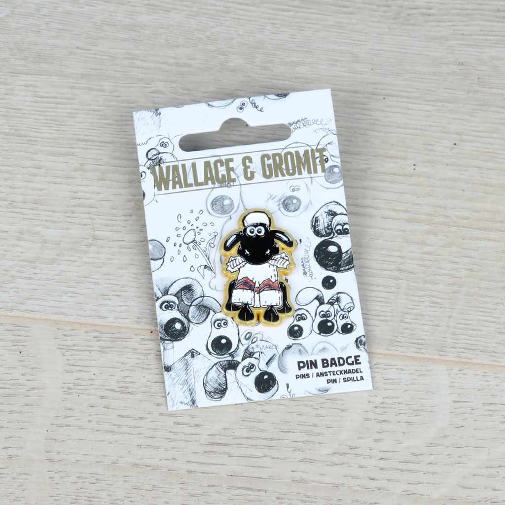 Shaun The Sheep A Close Shave Enamel Pin Badge