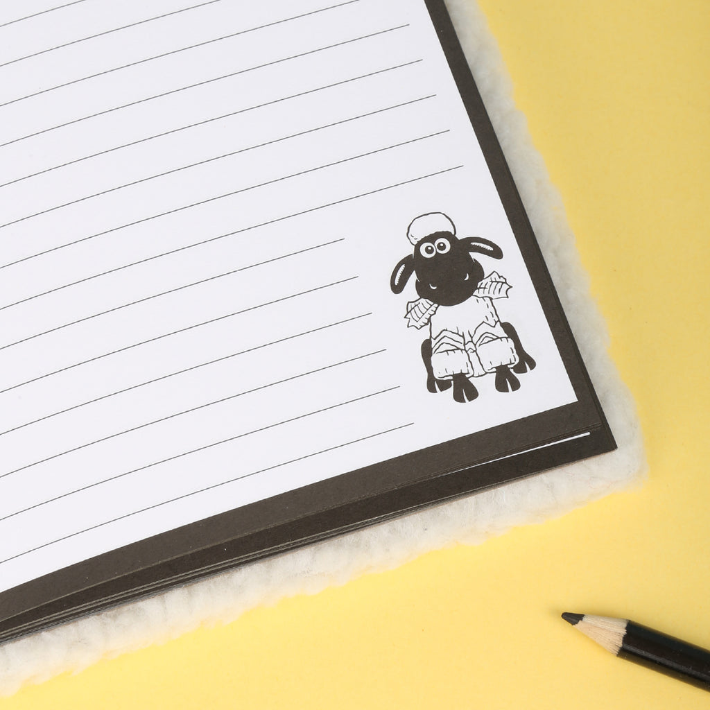 Shaun the Sheep A5 Plush Notebook