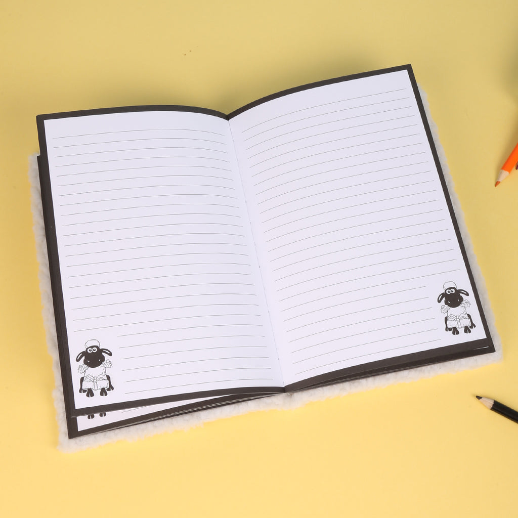 Shaun the Sheep A5 Plush Notebook