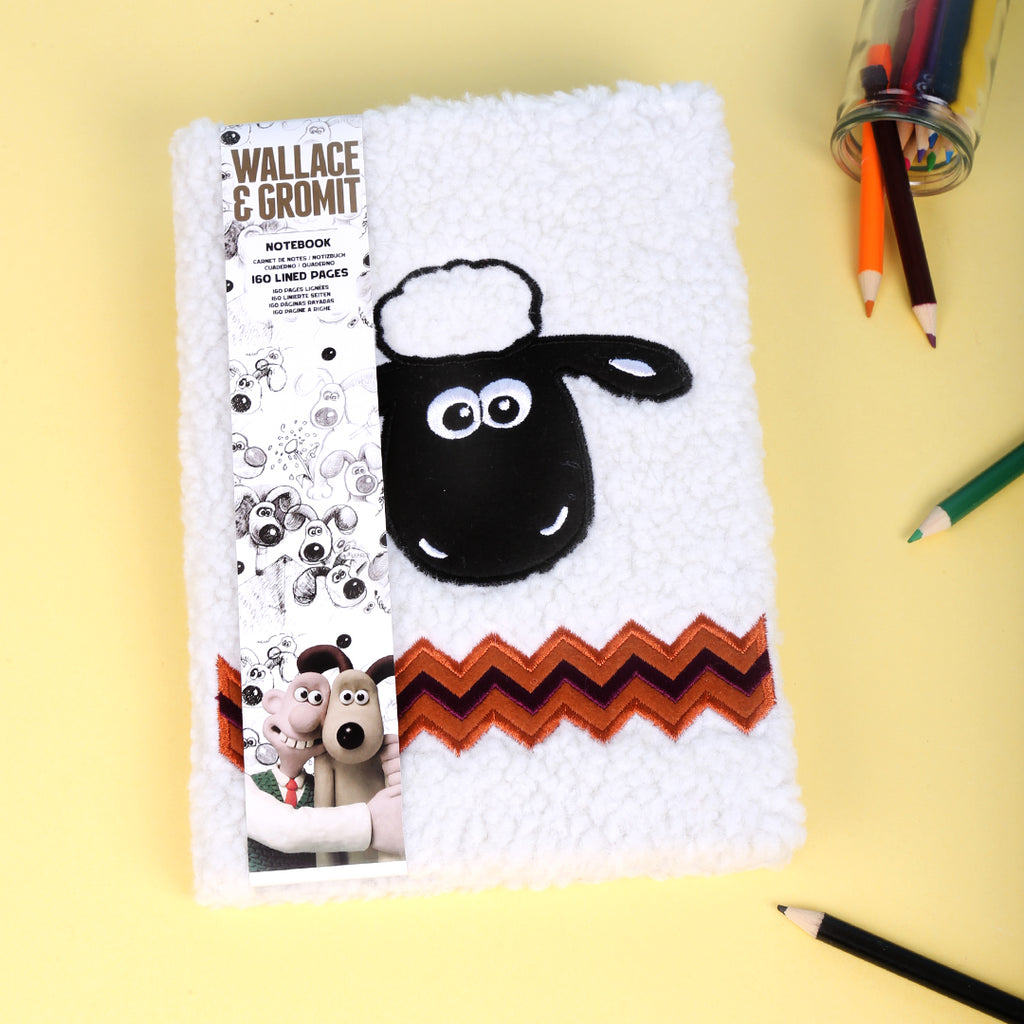 Shaun the Sheep A5 Plush Notebook