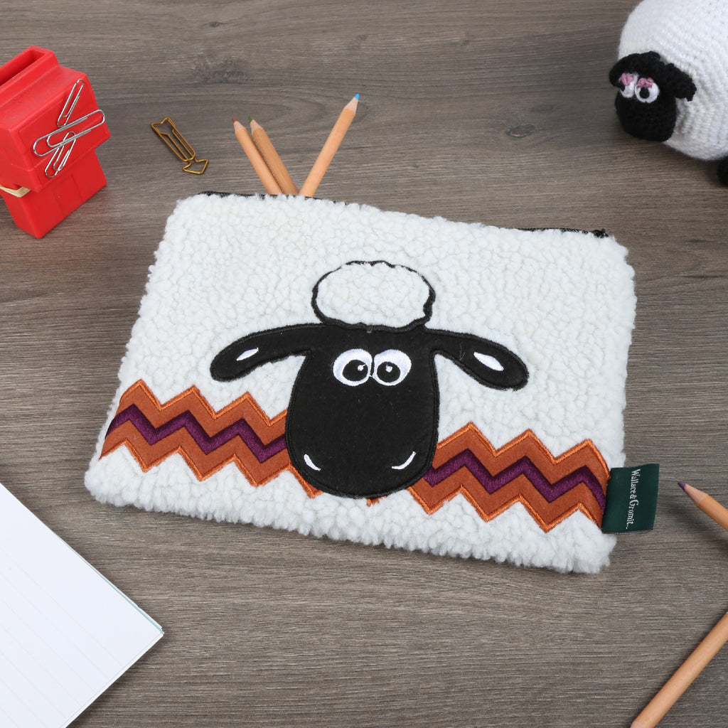 Shaun the Sheep Plush Pencil Case