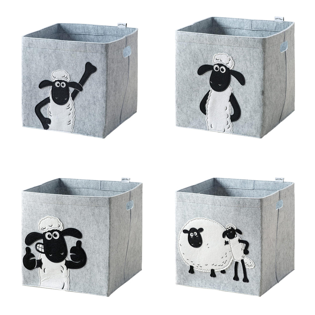 Shaun the Sheep Storage boxes in four designs ideal for Kallax shelf