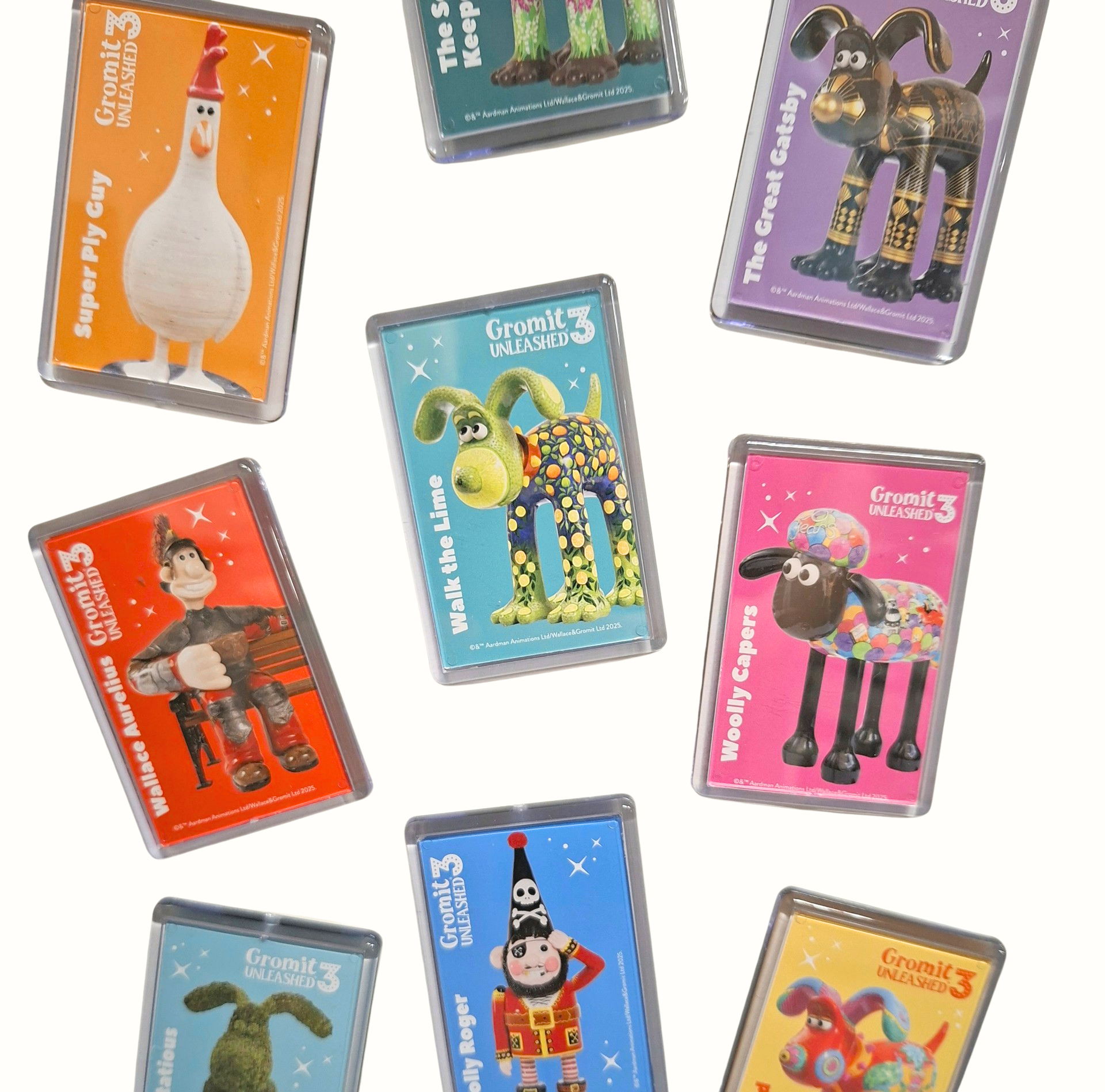 Gromit Unleashed 3 Magnets – Gromit Unleashed Shop