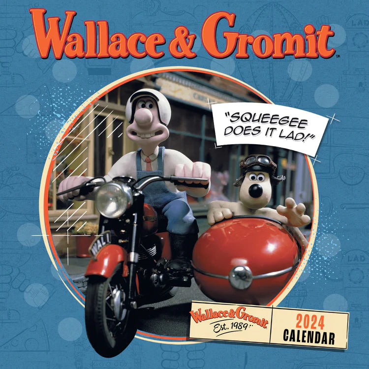 Wallace & Gromit Calendar 2024