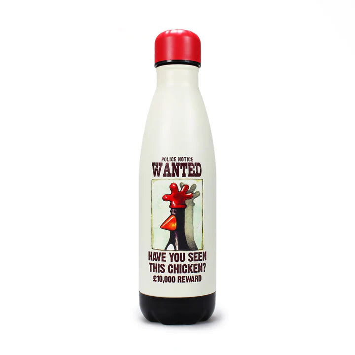 Feathers McGraw Wanted Poster Metal Water Bottle