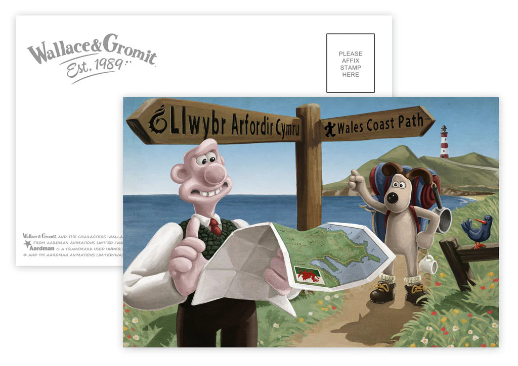 Wallace & Gromit Staycation Postcards