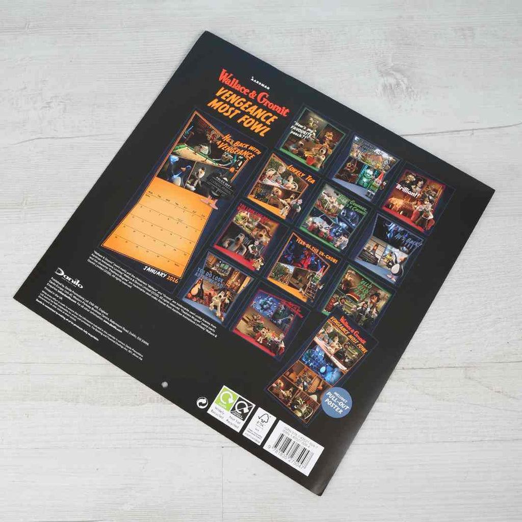 Wallace & Gromit Calendar 2026