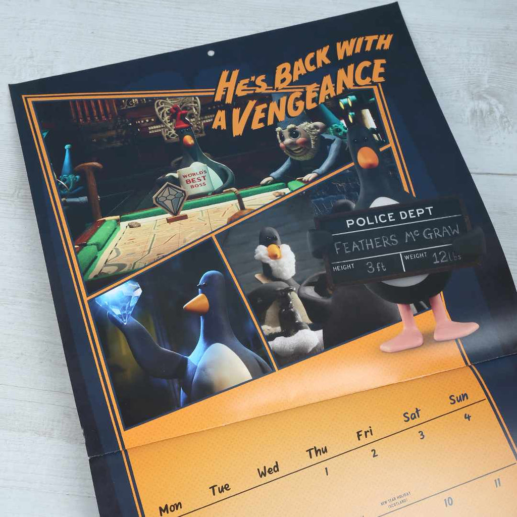 Wallace & Gromit Calendar 2026