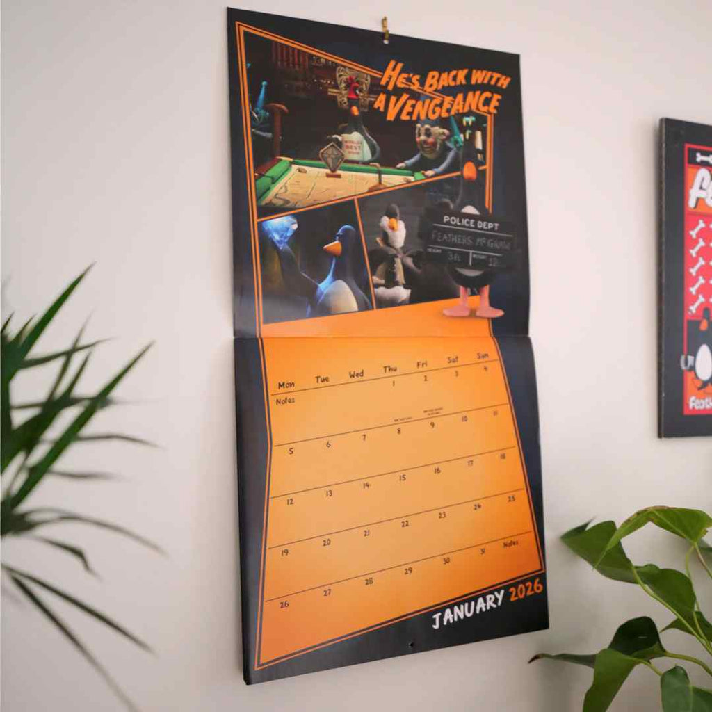 Wallace & Gromit Calendar 2026