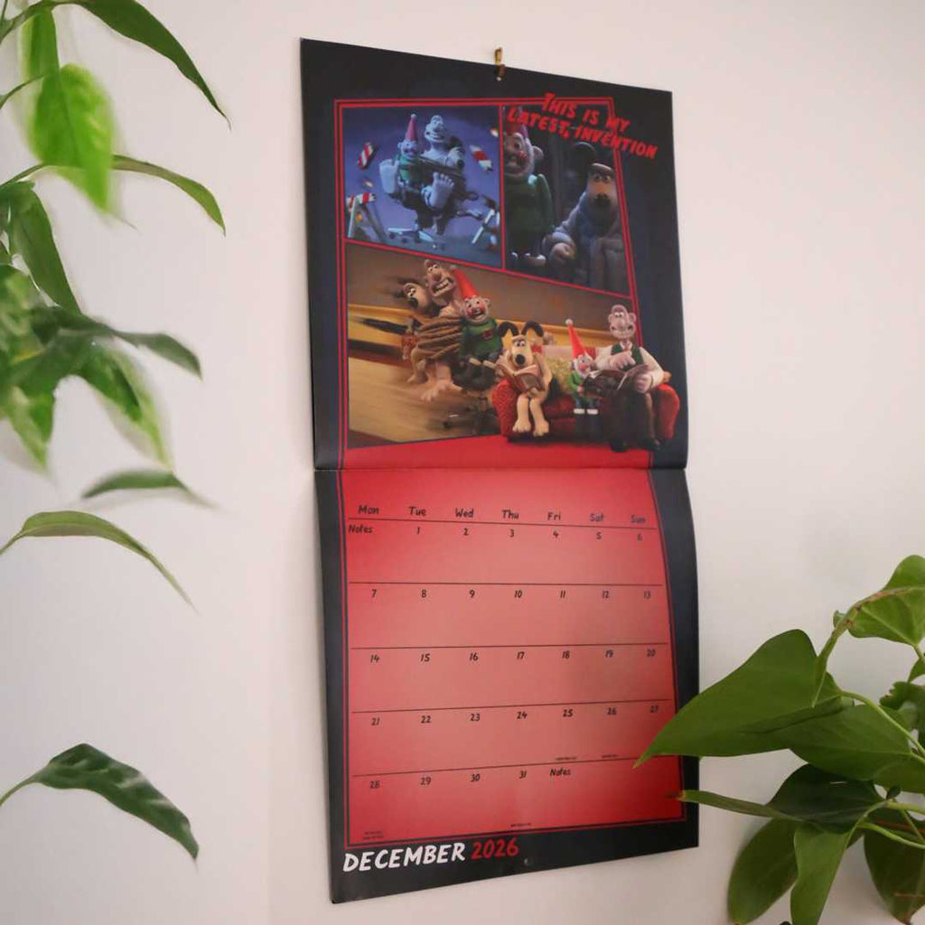 Wallace & Gromit Calendar 2026