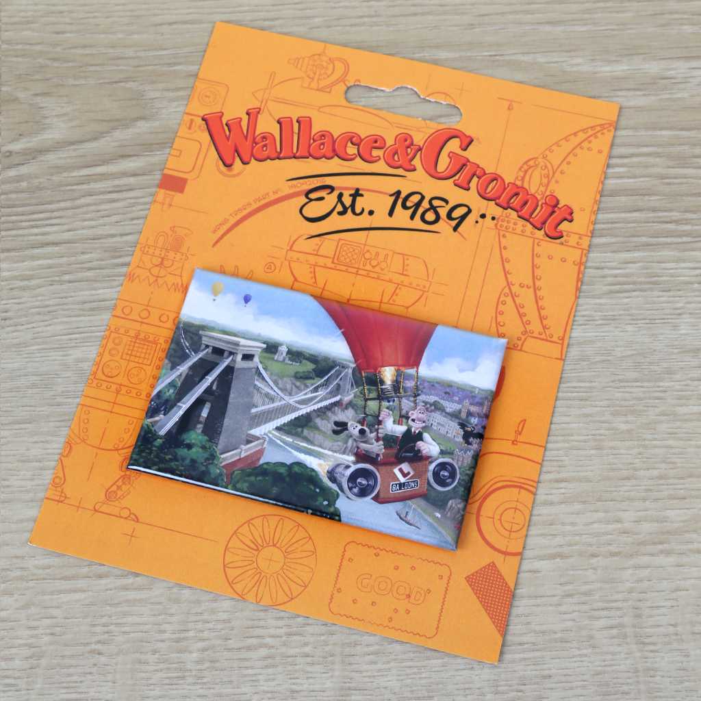 Wallace & Gromit Bristol Balloon Magnet