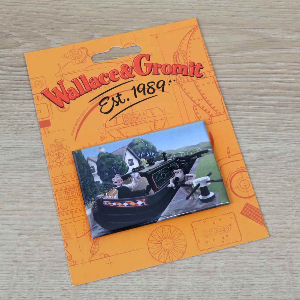 Wallace & Gromit Canal Boat Magnet