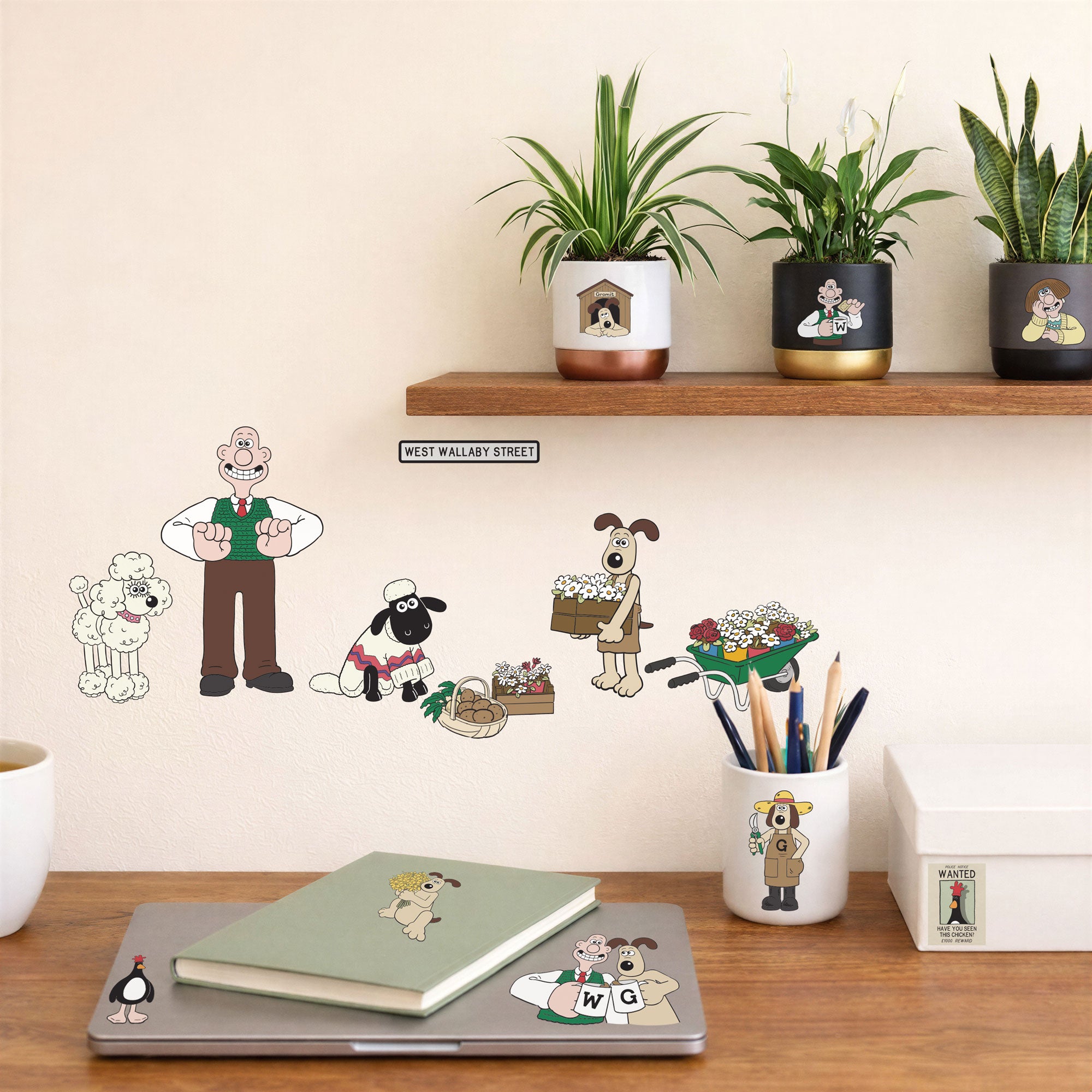 Wallace and Gromit Decorative Sticker Pack – Gromit Unleashed Shop