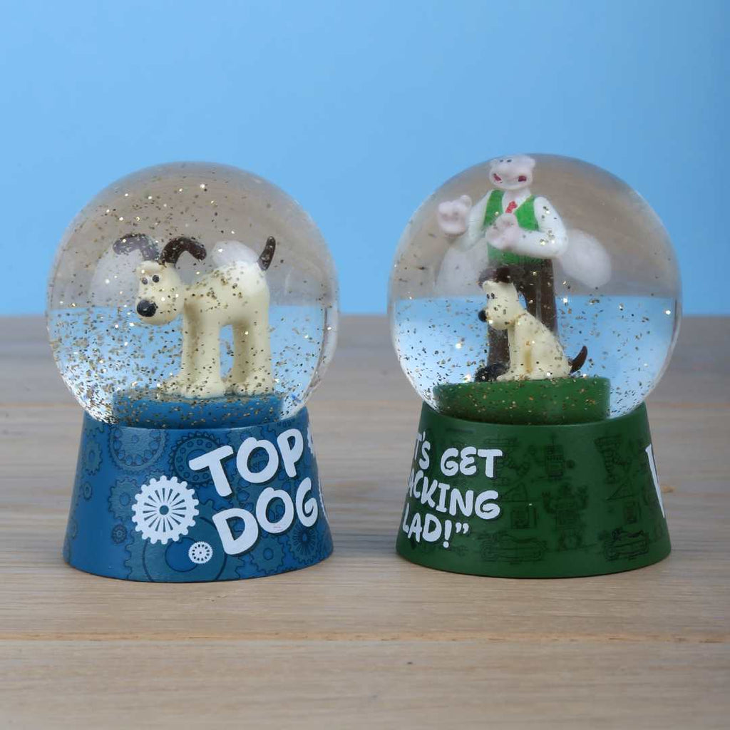 Wallace & Gromit 'Top Dog' Glitter Snow Globe