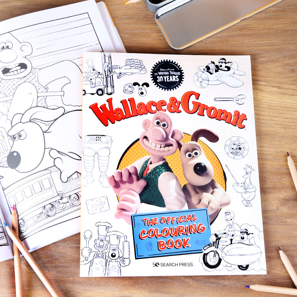 Offical Aardman Wallace and Gromit colouring Book 