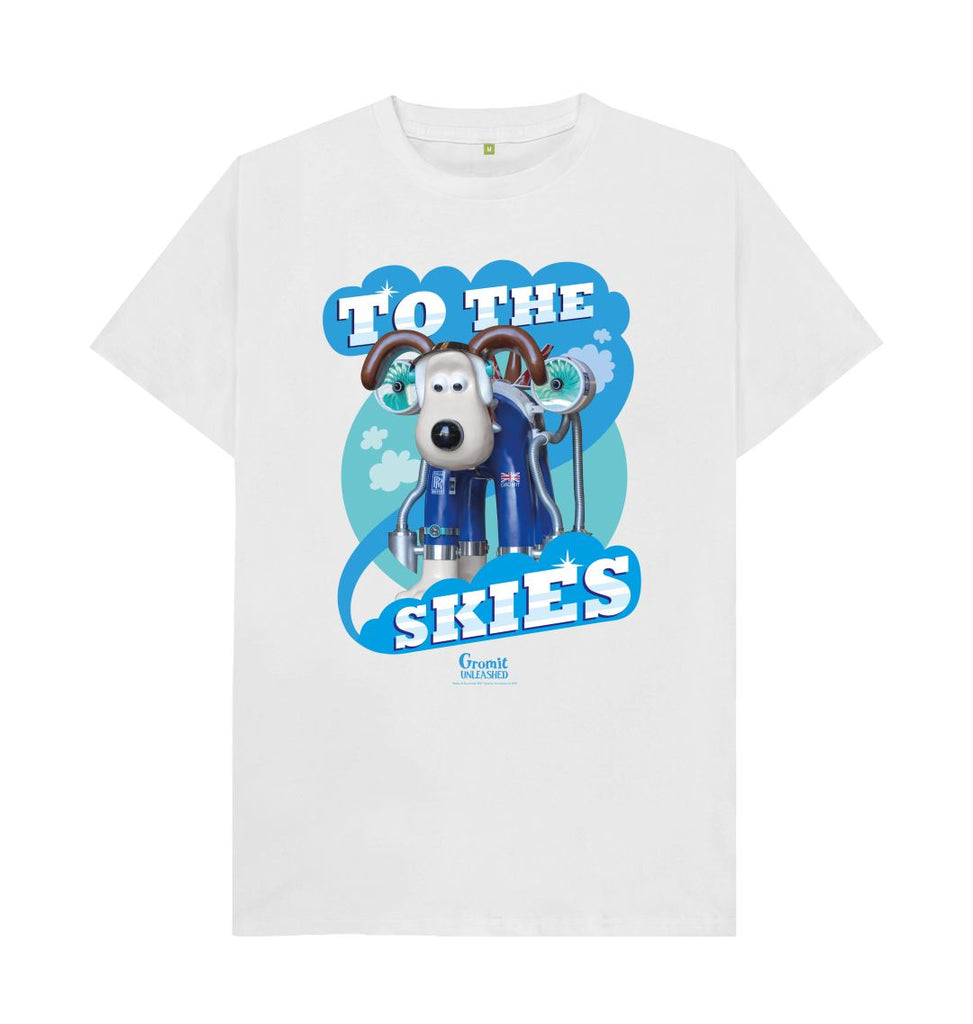 White Gromjet Gromit Adult T-shirt