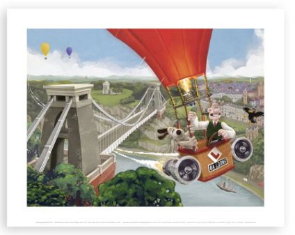 Wallace & Gromit Staycation Postcards