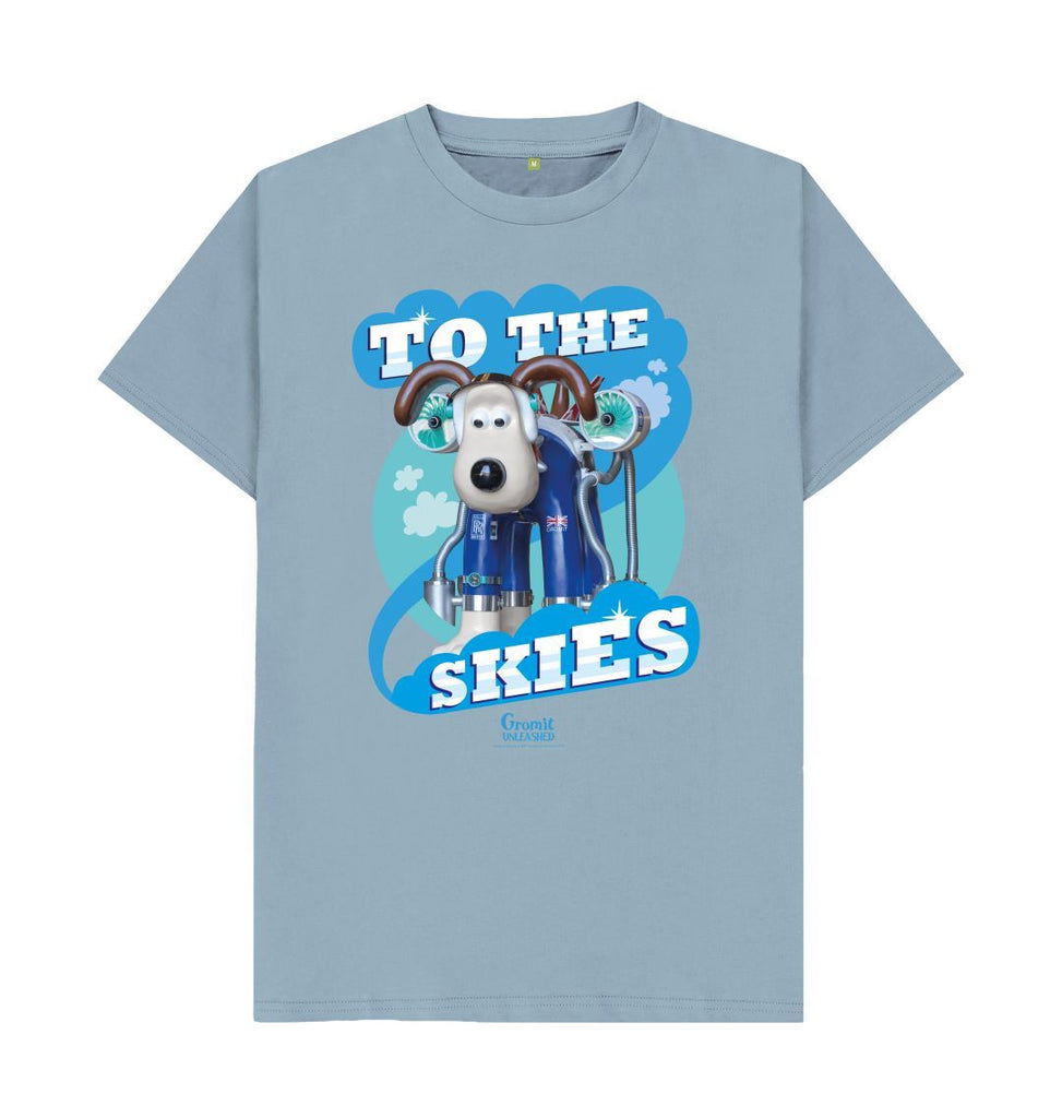 Stone Blue Gromjet Gromit Adult T-shirt