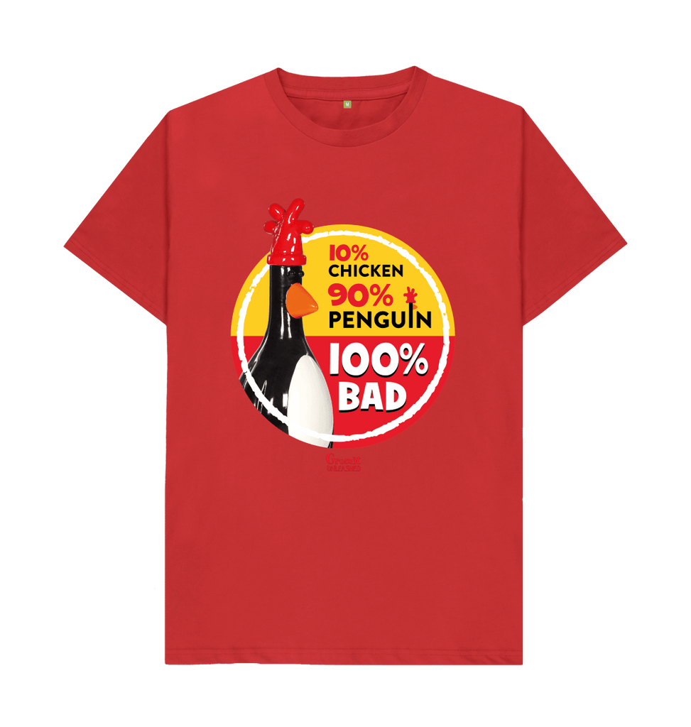 Red Feathers McGraw 100% Bad Adult  T-shirt
