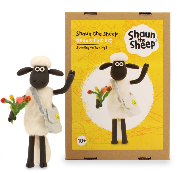 Shaun the Sheep Flowers Needle Felt Kit