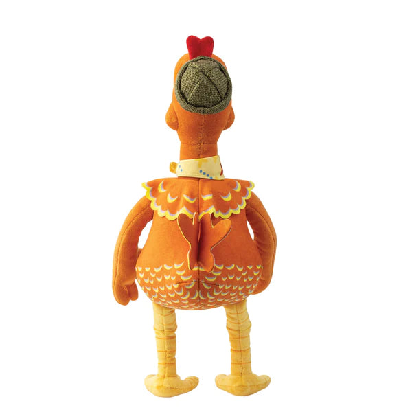 Chicken Run The Aardman's Dawn of the Nugget Ginger Soft Toy. Back of the toy. 