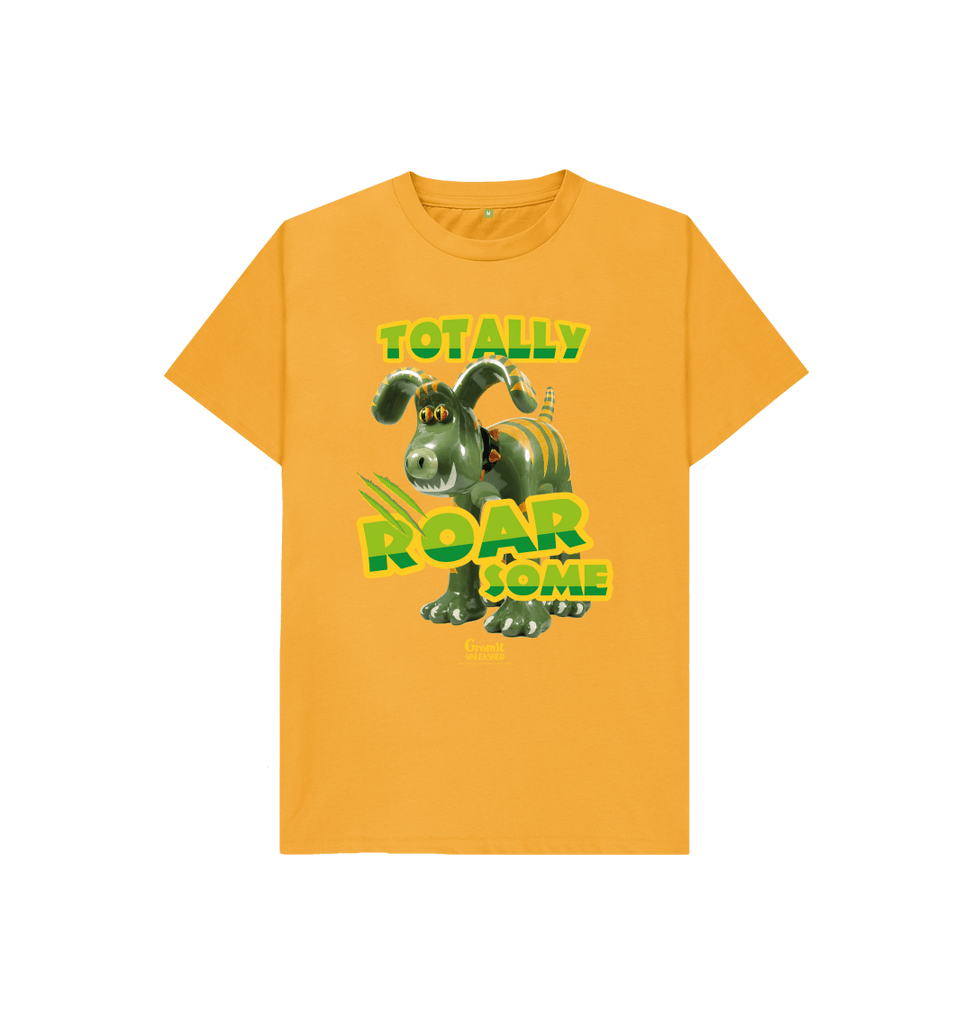 Mustard Totally Roarsome Gromit Children's t-shirt