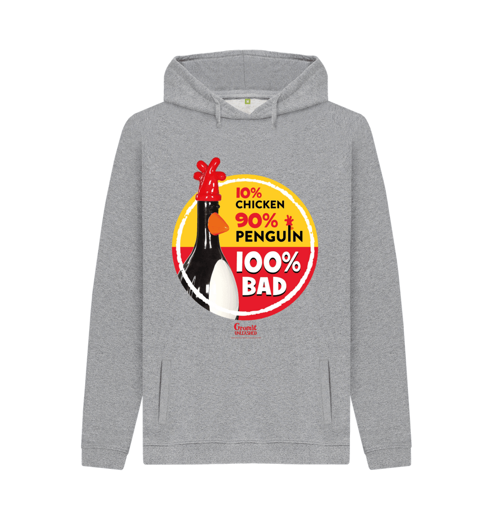 Light Heather Feathers McGraw 100% Bad Adult Hoodie