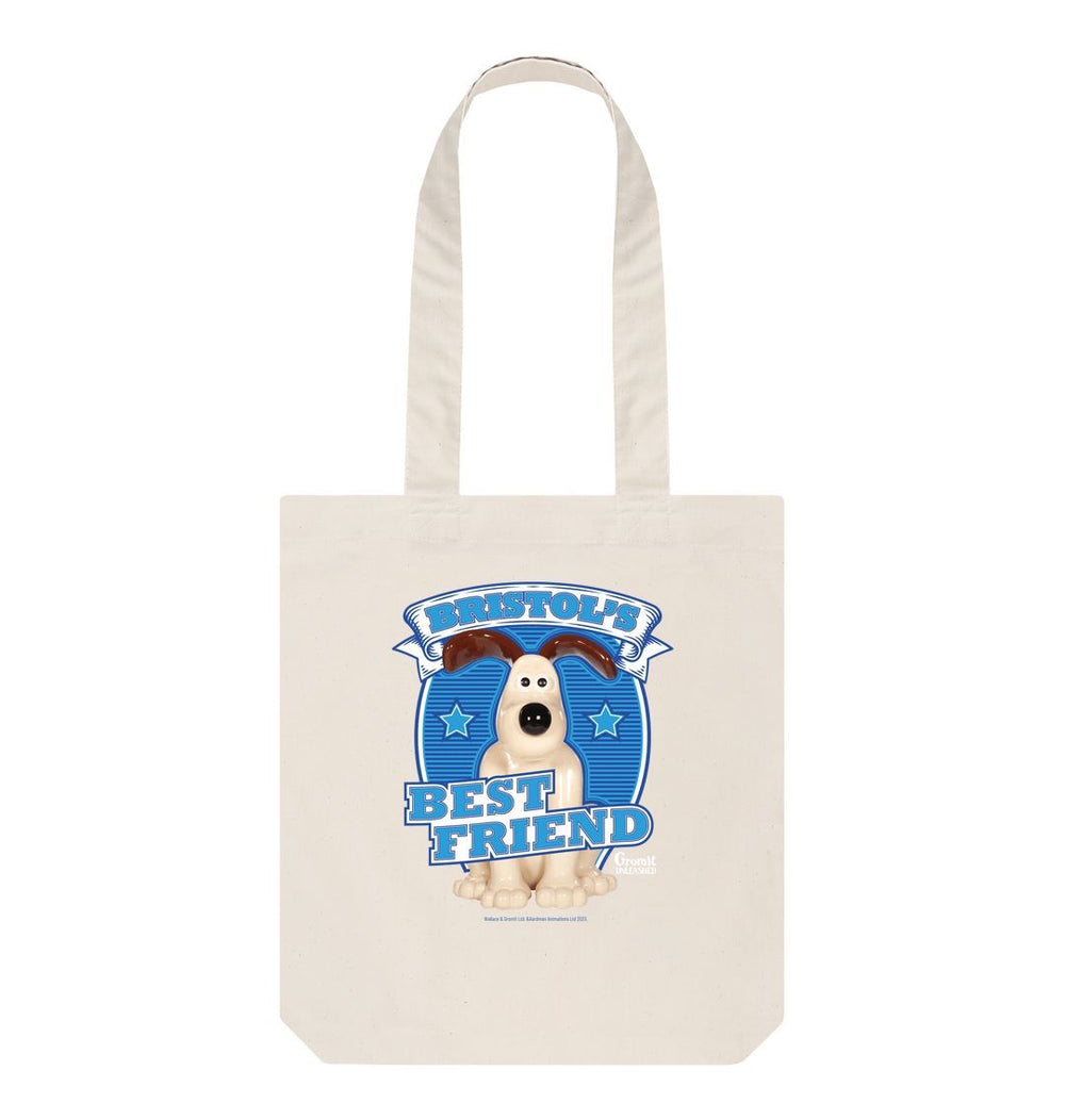 Natural Bristol's Best Friend tote bag - print on demand