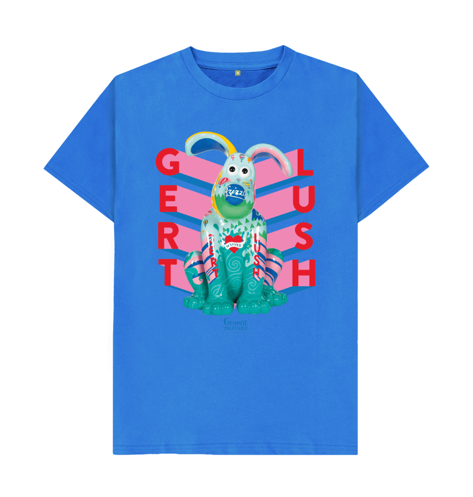 Bright Blue Gert Lush Gromit - Adult T-shirt