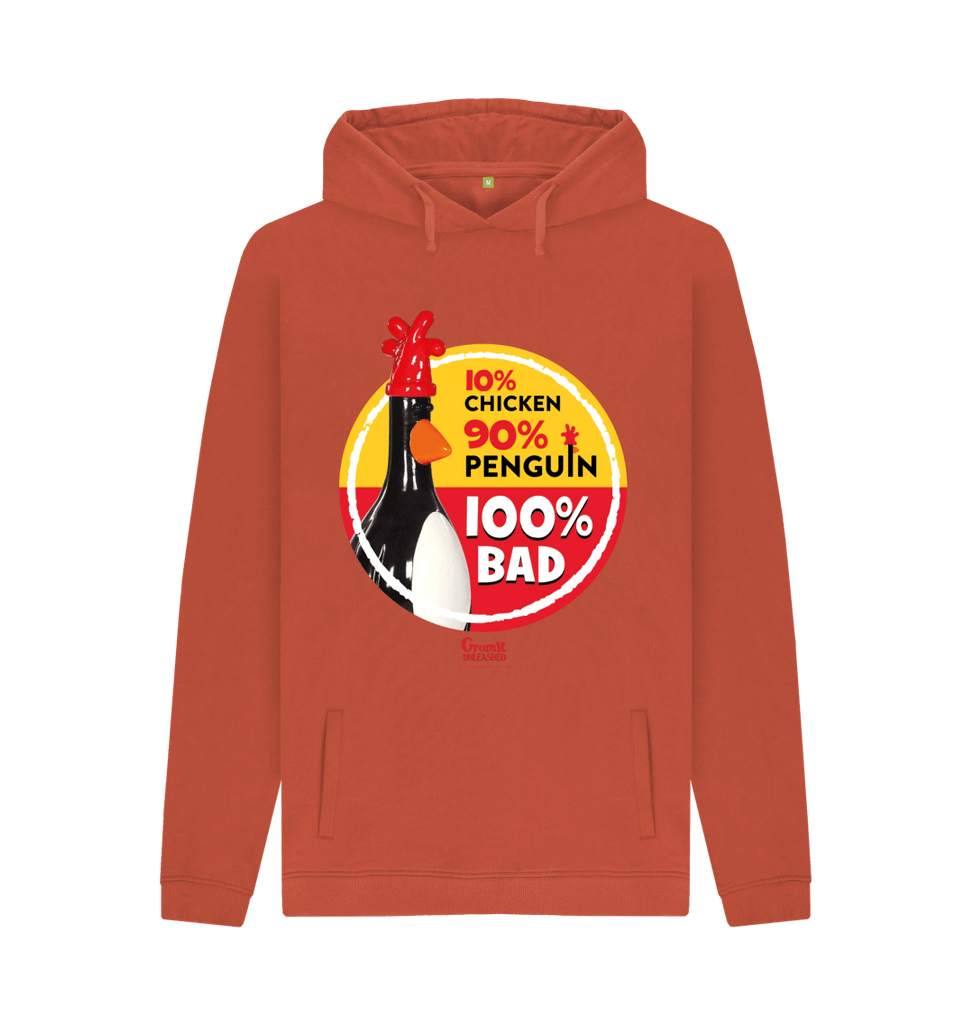 Rust Feathers McGraw 100% Bad Adult Hoodie