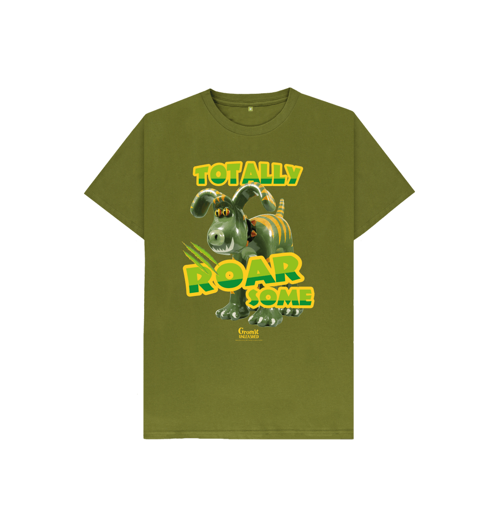 Moss Green Totally Roarsome Gromit Children's t-shirt