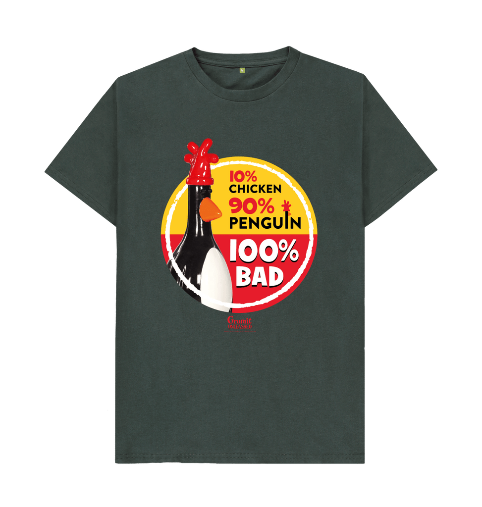 Dark Grey Feathers McGraw 100% Bad Adult  T-shirt