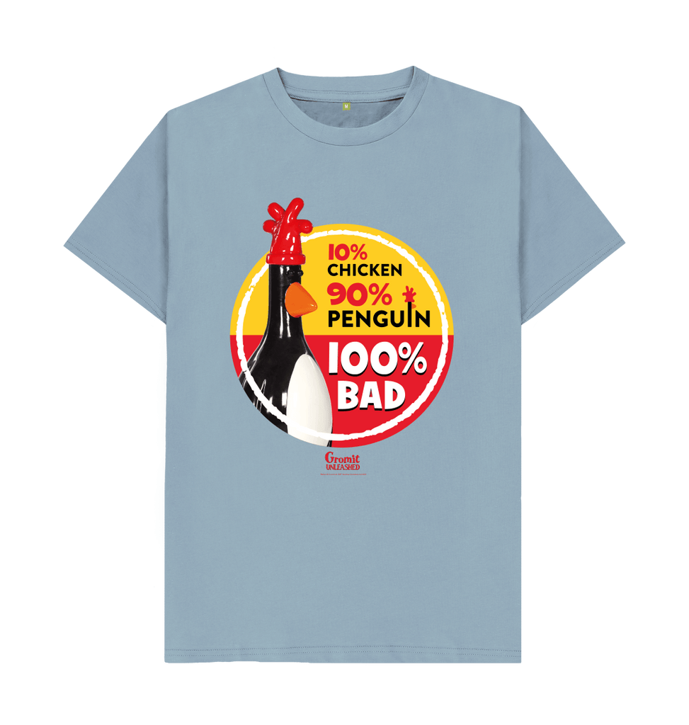 Stone Blue Feathers McGraw 100% Bad Adult  T-shirt