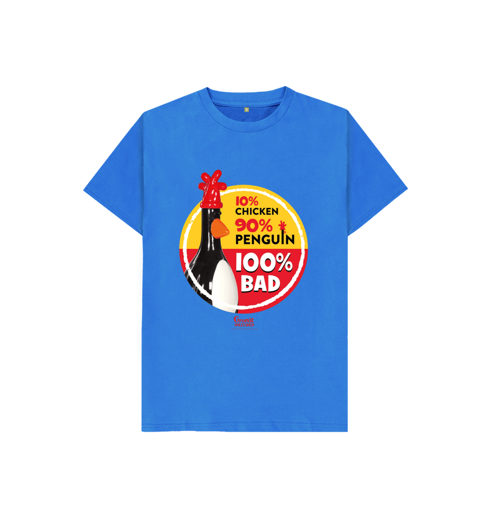 Bright Blue Feathers McGraw 100% - kids T-Shirt